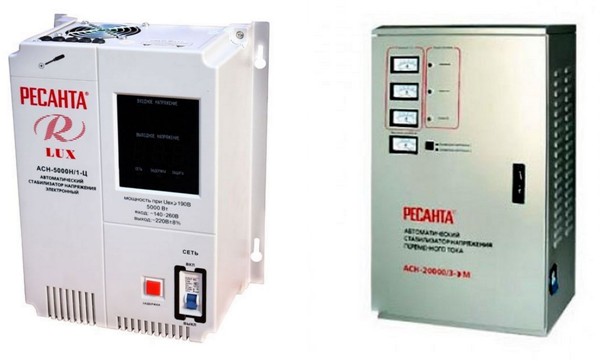  Еднофазен и трифазен стабилизатор