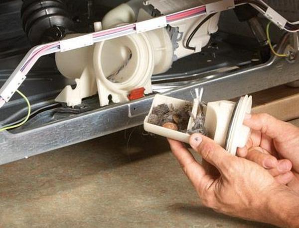  Извадете филтъра в пералнята