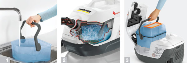  Прахосмукачка за аква филтър