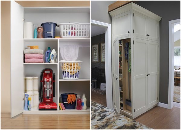  Вертикална прахосмукачка в килера