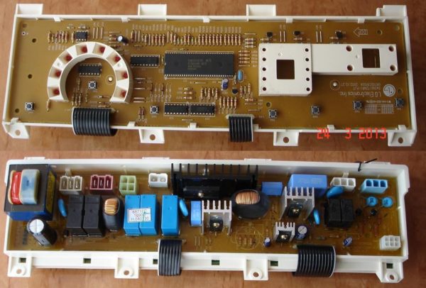  Контролния модул на пералнята на LG