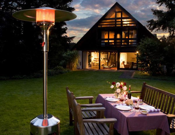  Използването на нагревател на открито