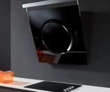  Черна скосена качулка