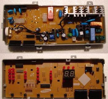  Пералнята на контролния модул Samsung