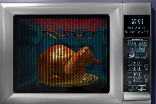  Фурна с микровълнова печка и грил