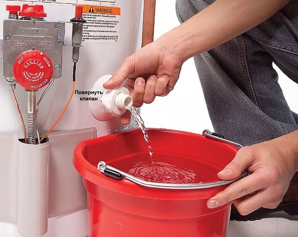  Вода от бойлера