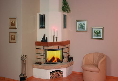  Портал с имитация на комина