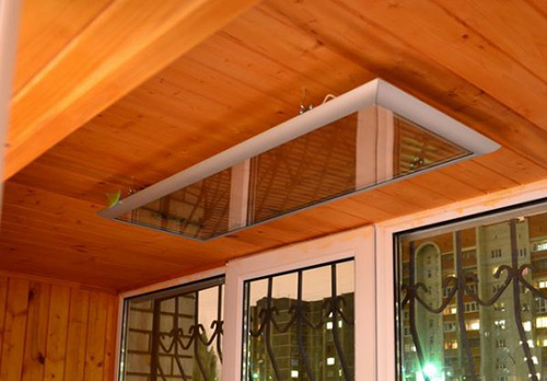  Инфрачервен нагревател, монтиран на тавана