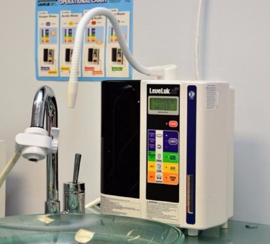  Йонизаторът е свързан с течаща вода