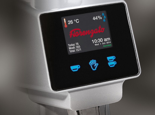  Показване на кафе машина