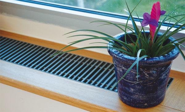  Конвектор в перваза на прозореца