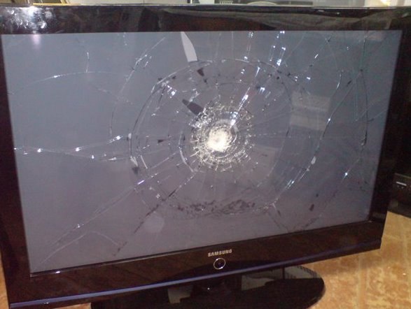 Повреден екран