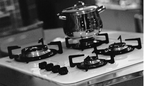  Газов панел бял