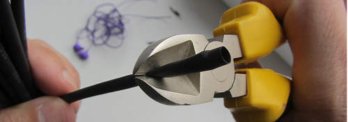  Смачкайте тръбата