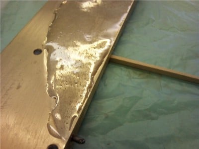  IR нагревател върху епоксидно лепило