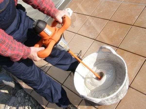  Смесване на цимента