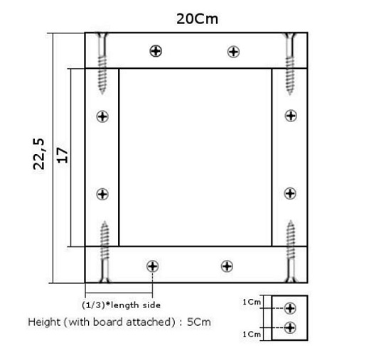  Чертеж на държателя