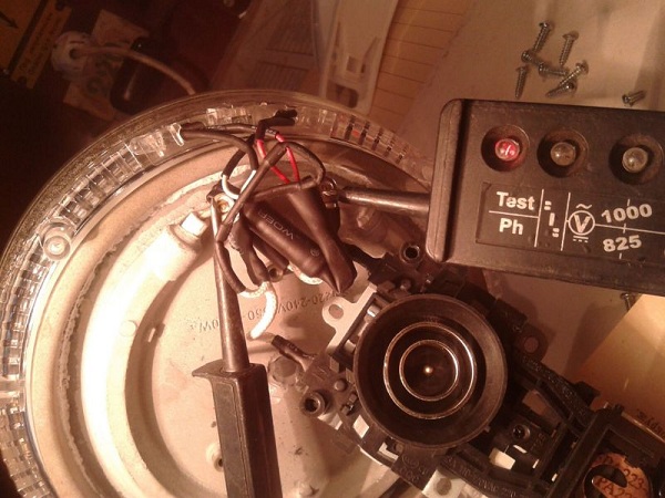  Проверка на нагревателя без мултицет