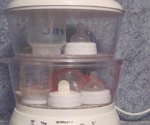  Стерилизация на бебешки бутилки в двоен котел