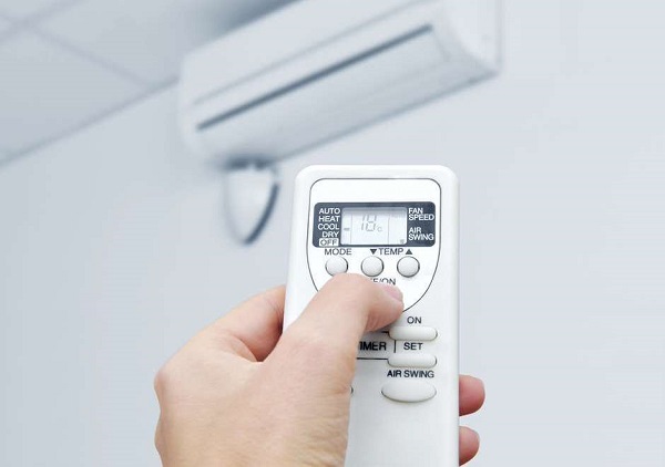  Климатикът е включен