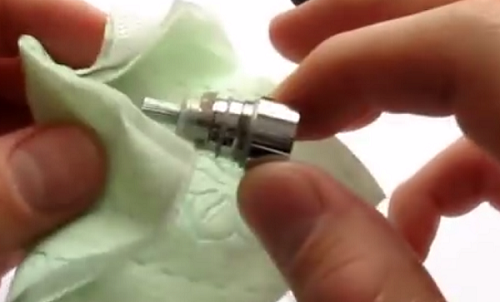  Детайл със салфетка