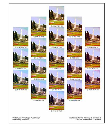  Пробно цветен печат