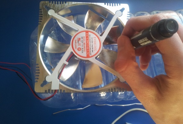  Маркиране под охладителя