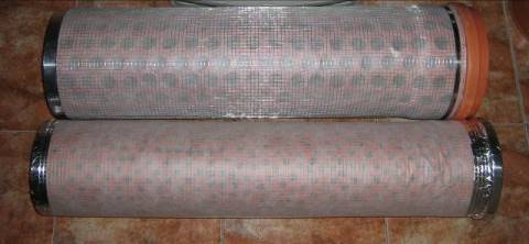 Алуминиева лента в краищата на тръбата