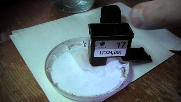  Касетата се накисва