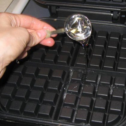 Чист железен вафла