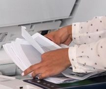  Работете с копирна машина