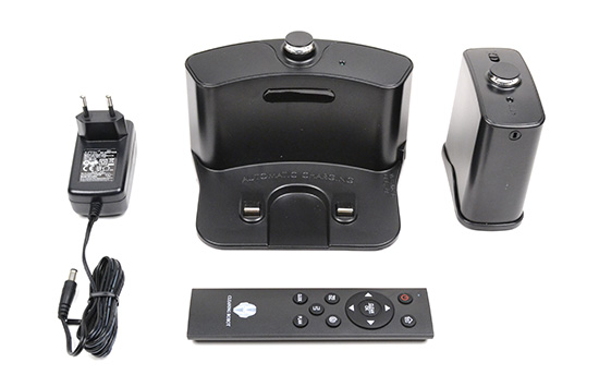 Станция за зареждане и дистанционно управление на прахосмукачката за роботи