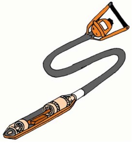 Електрическа бормашина с гъвкав вал