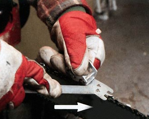  Шиене на ограничител на дълбочината на рязане