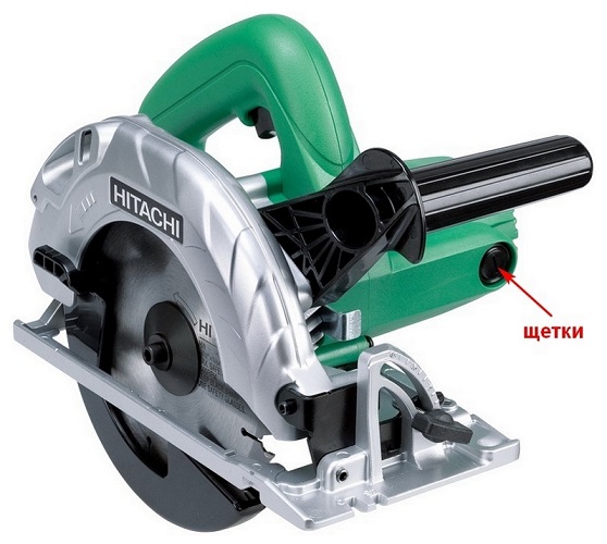  Местоположение на четка