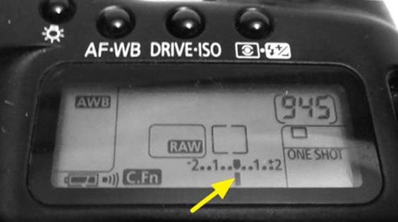  Корекция на експозицията