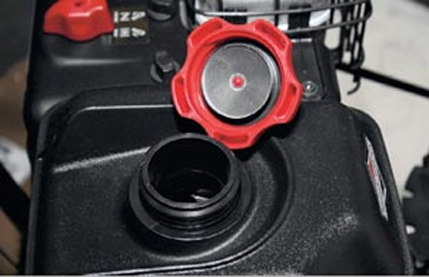  Отворете резервоара