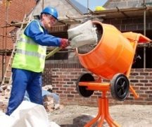 Работа със смесител на бетон
