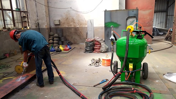  Пясъкоструйно почистване