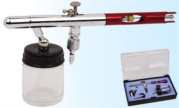  Аерограф с дънен резервоар