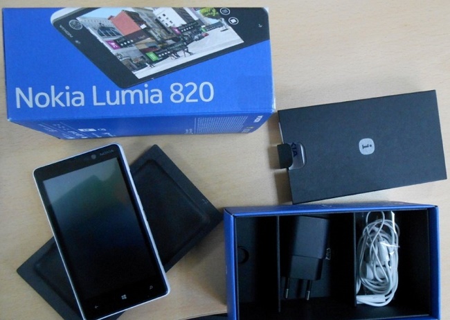 Опции Nokia Lumia 820