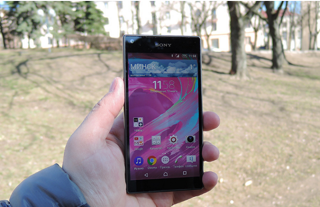  Екран на телефона