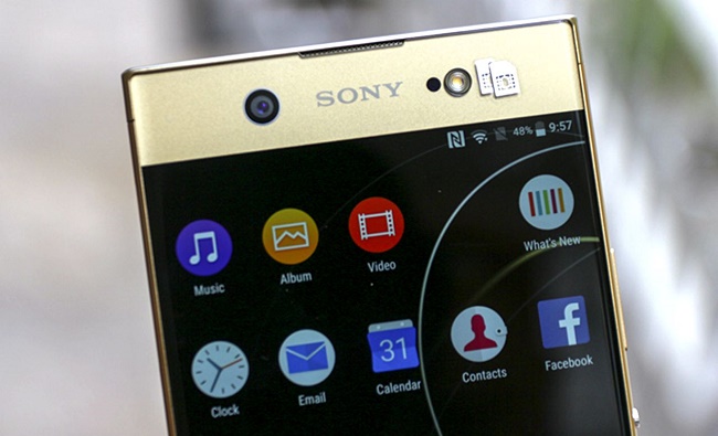 Отгоре на предния панел