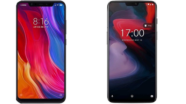  Xiaomi Mi 8 или OnePlus 6