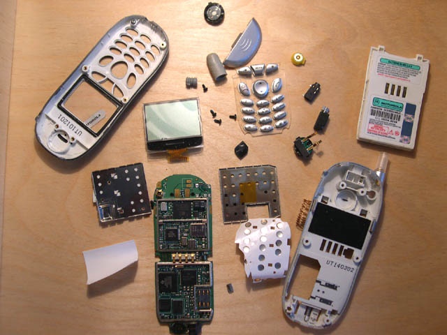  Мобилен телефон вътре